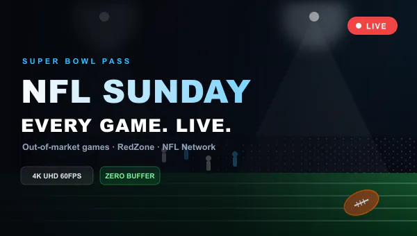 NFL Sunday live action under stadium floodlights